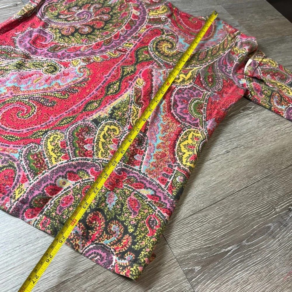 Talbots vibrant paisley